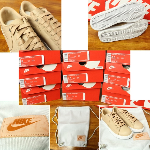 Nike Women Blazer Low SE Premium Vachetta Tan Nude - Picture 8 of 8